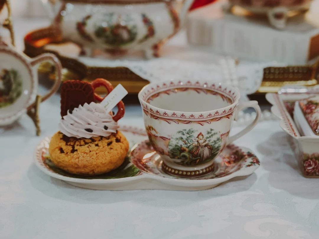 复古玫瑰陶瓷杯碟｜手工欧式下午茶仪式感💐