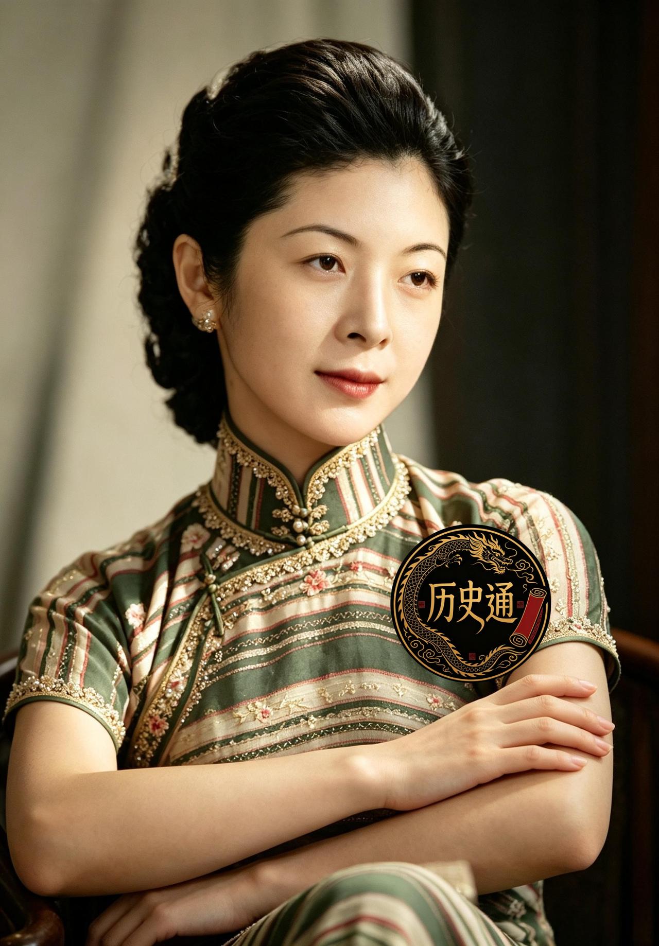 这位鹅蛋脸、杏眼、大波浪，颜值三百六十度无死角的美女正是民国时期青岛第一美人袁慧