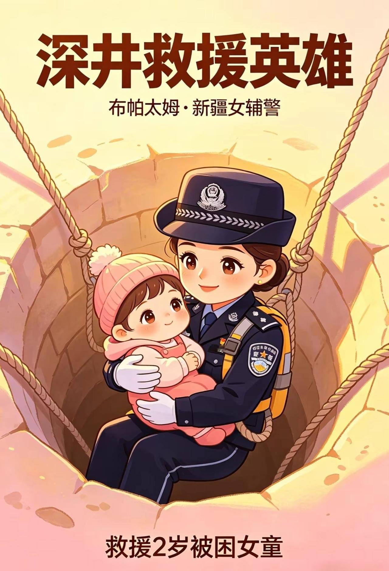 辅警正能量，藏蓝守护！👮 布帕太姆·阿布杜喀迪尔（新疆“00后”女辅警） - 