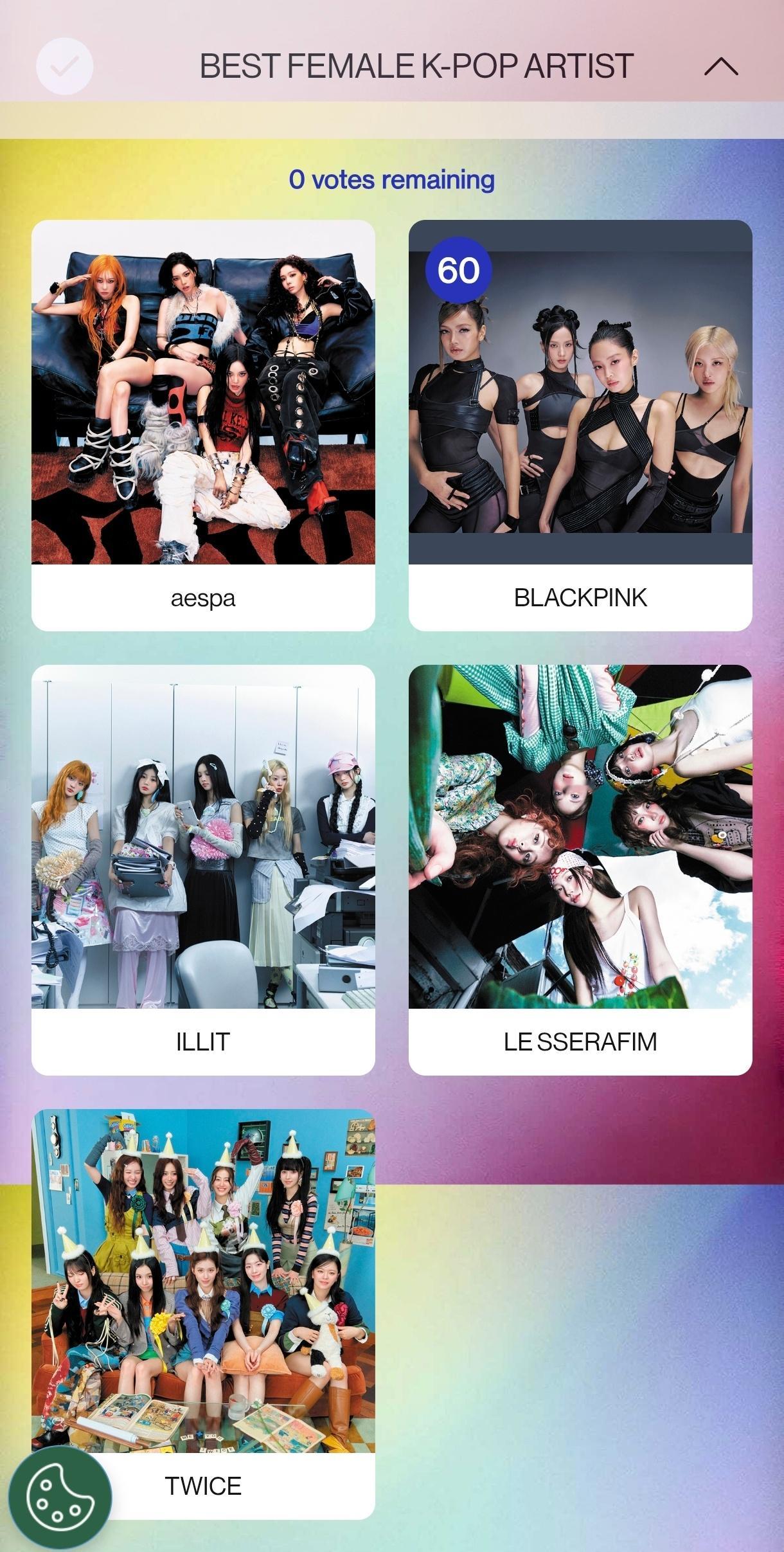 BLACKPINK 眼珠子们不要放过这个双倍投票日！！！怀挺💪🏻💪🏻💪