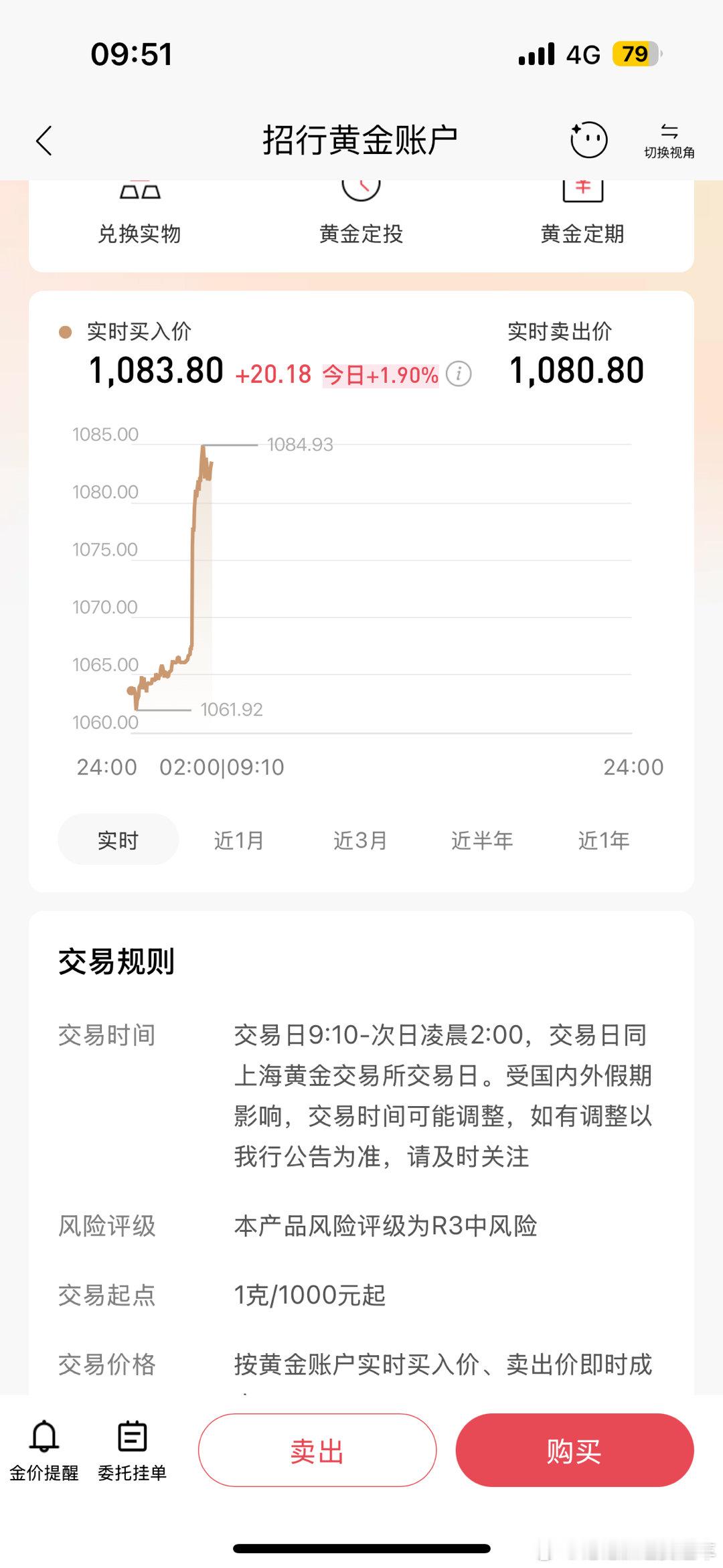 金饰价涨到1495元金饰价一夜暴涨41元 】见证历史了，现货黄金站上4800美元