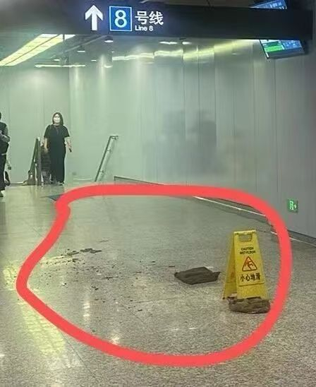 #女子AI造谣上海地铁事故被拘#【女子用AI造谣“上海地铁站内顶部大面积坠落”！
