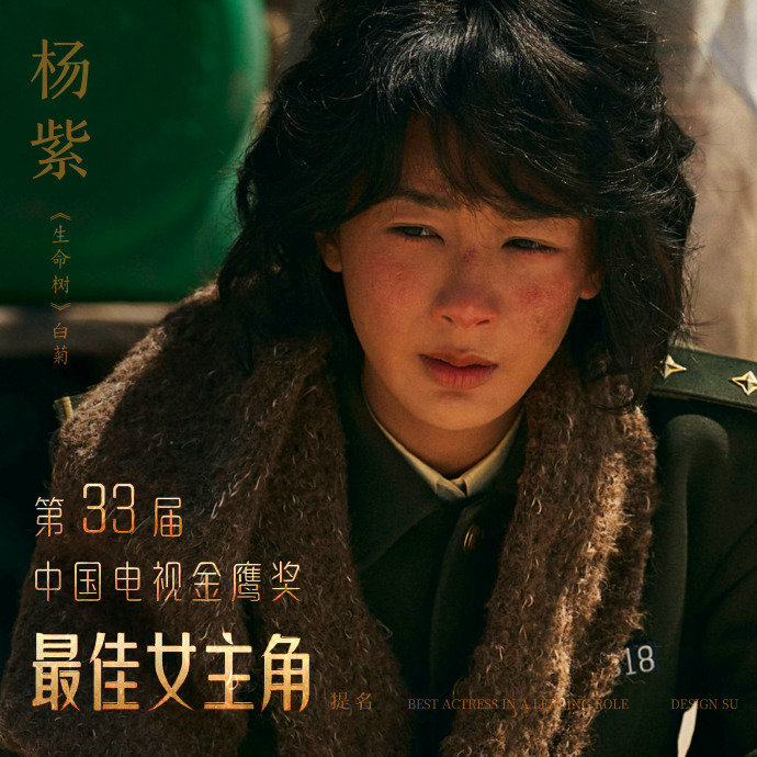 第33届金鹰奖我的预测金鹰奖最佳女主角：杨紫《生命树》白菊 ​娱乐[超话] ​​