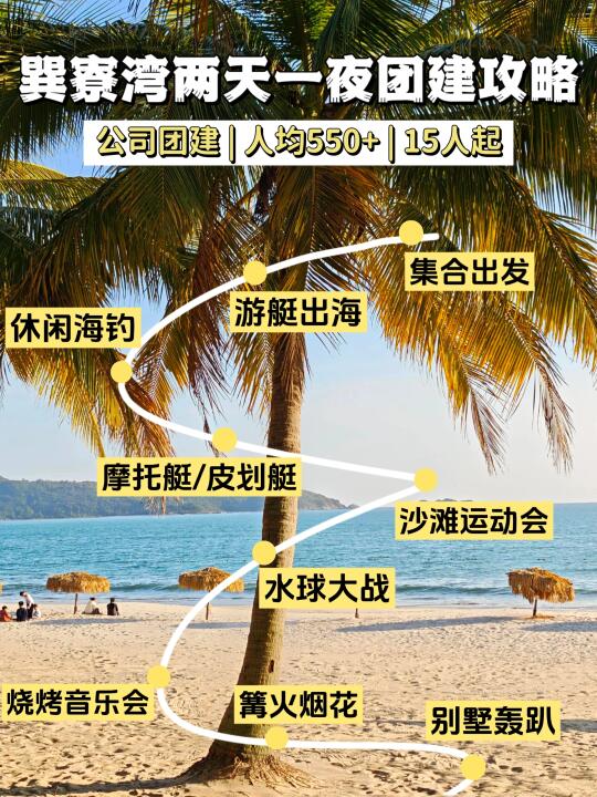 惠州海边｜大厂HR疯抢的巽寮湾综艺团建❗️