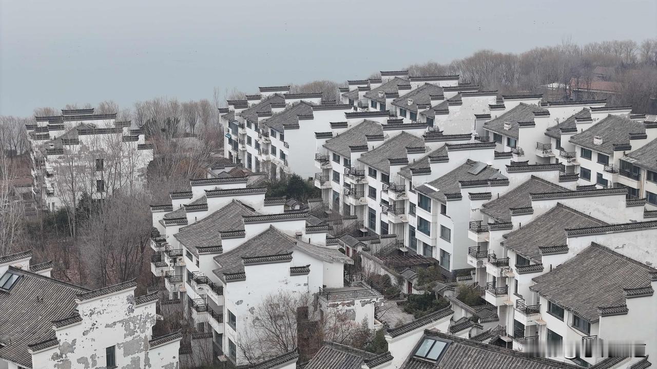 今年冬天的不同北方的徽派建筑