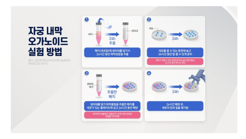 【韩国研究团队进行有机卫生巾细胞毒性实验：14款中有12款致子宫内膜细胞变形】海