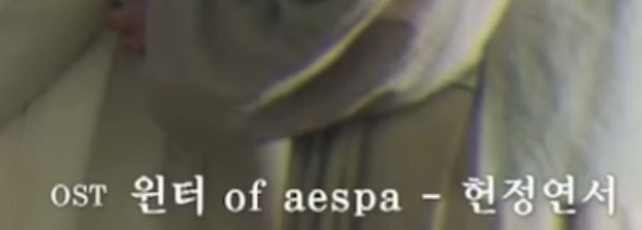 OST WINTER of aespa - 獻呈戀書 