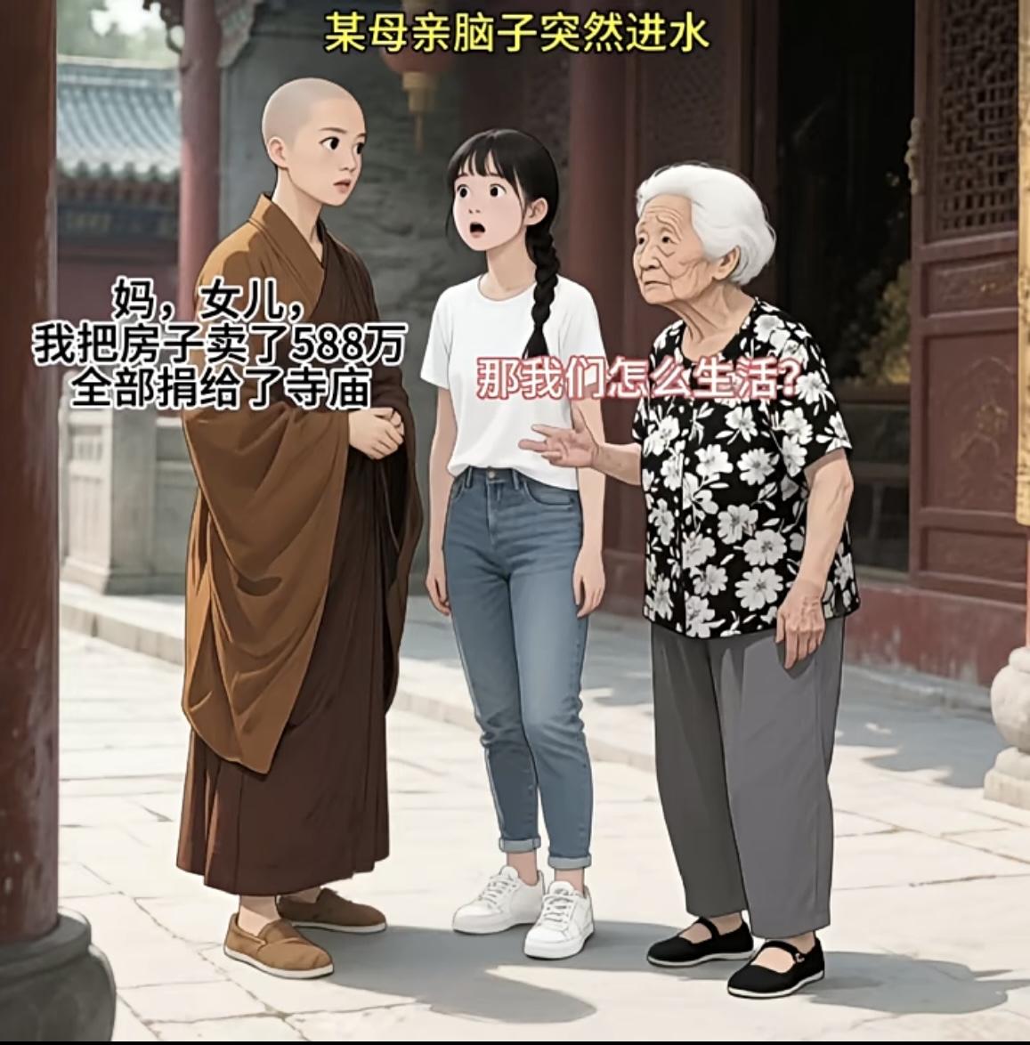 “这样的母亲，该不该赡养[流泪]”