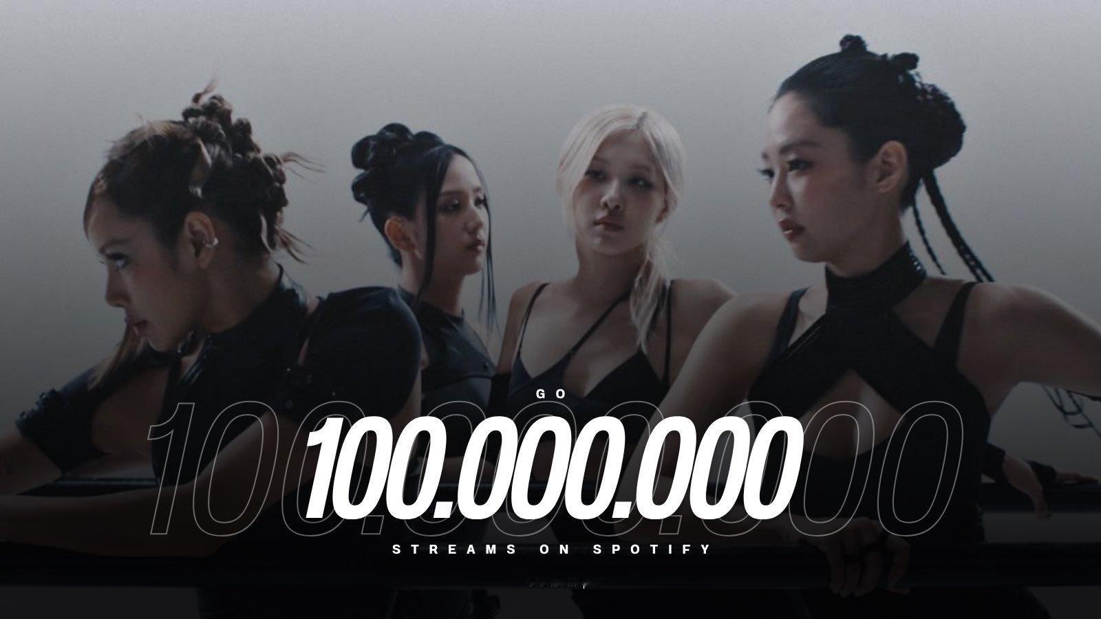 BLACKPINK[超话] 【终于[黑线]】「GO」耗时半年Spotify流媒破