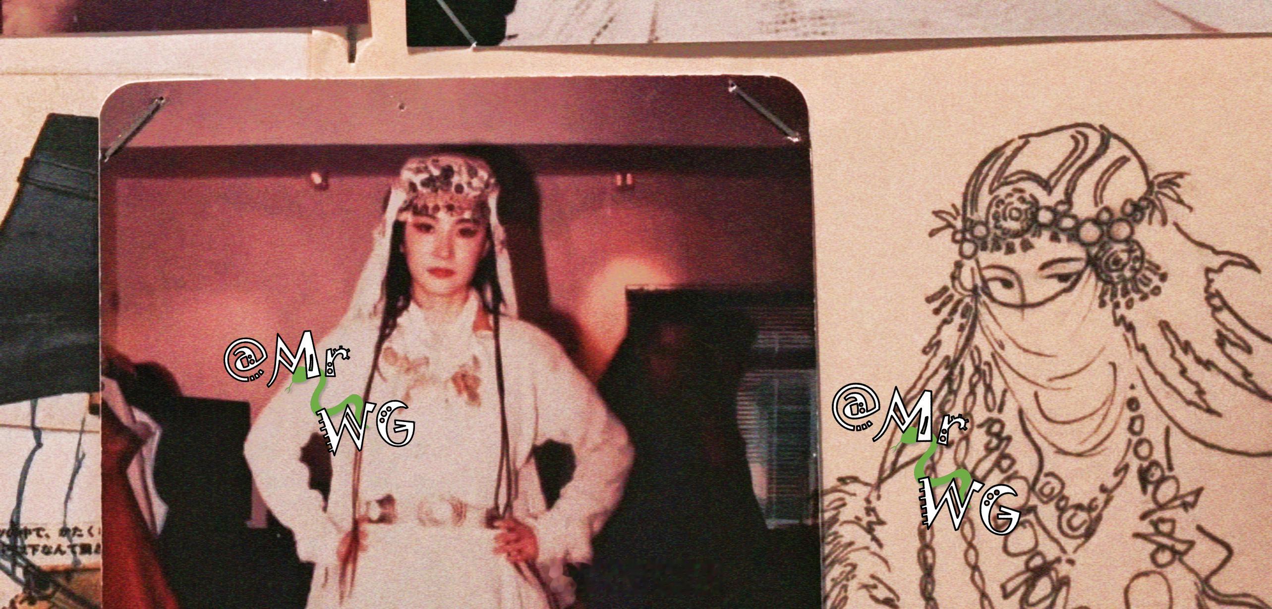 林青霞搭乘花絮去幕后 整理相册文件夹，当时在“无中生有——香港电影美术及服装造型