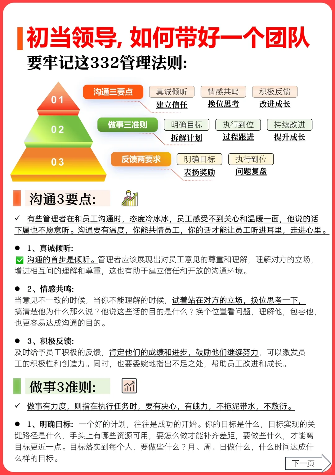 ✅初当领导，牢记这带团队332法则