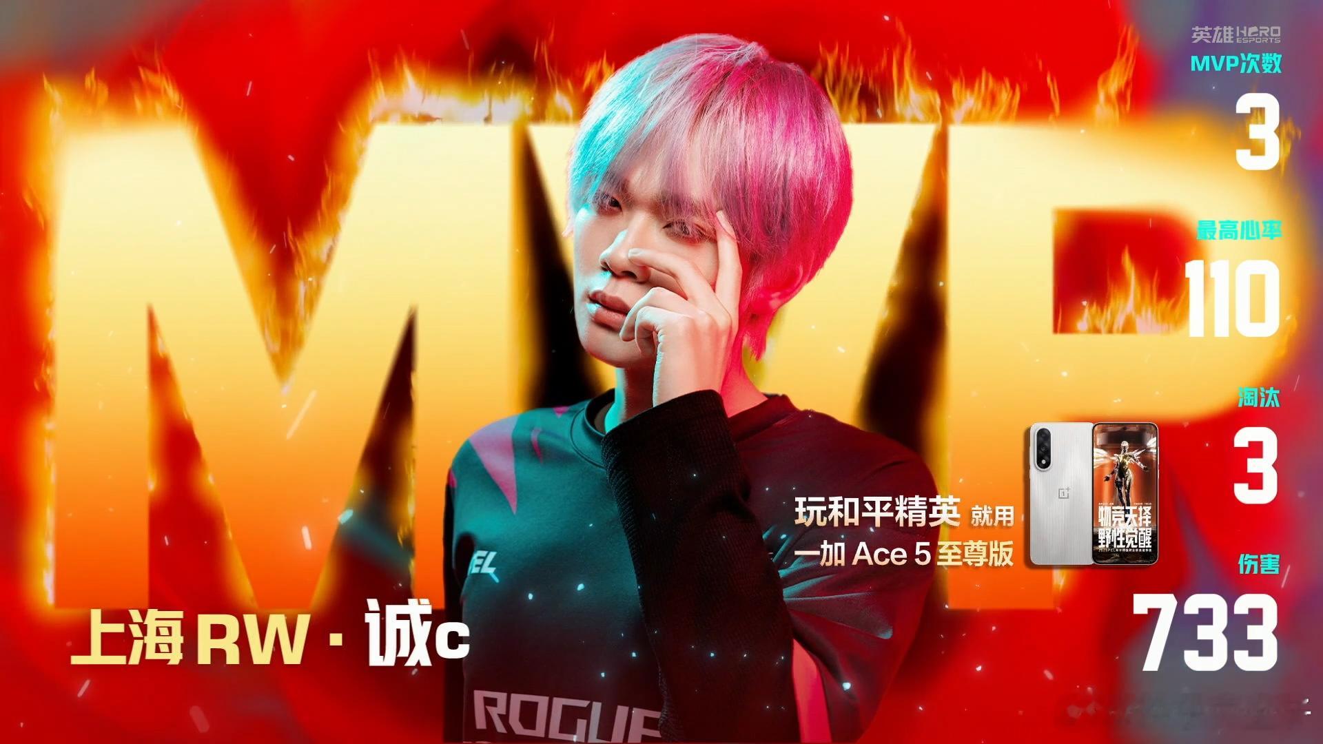 诚c沙漠图MVP PEL夏决首日最后一局的MVP由诚c收下，RW排名并不理想，后