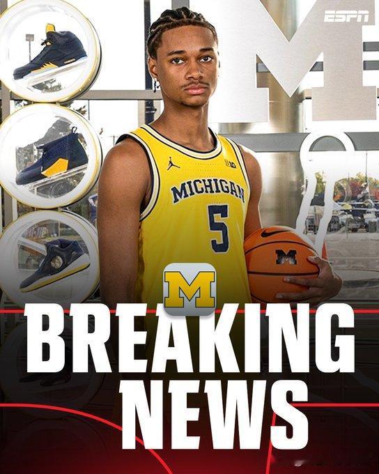 TOP30四星小前锋Lincoln Cosby宣布承诺NCAA男篮 密歇根大学，