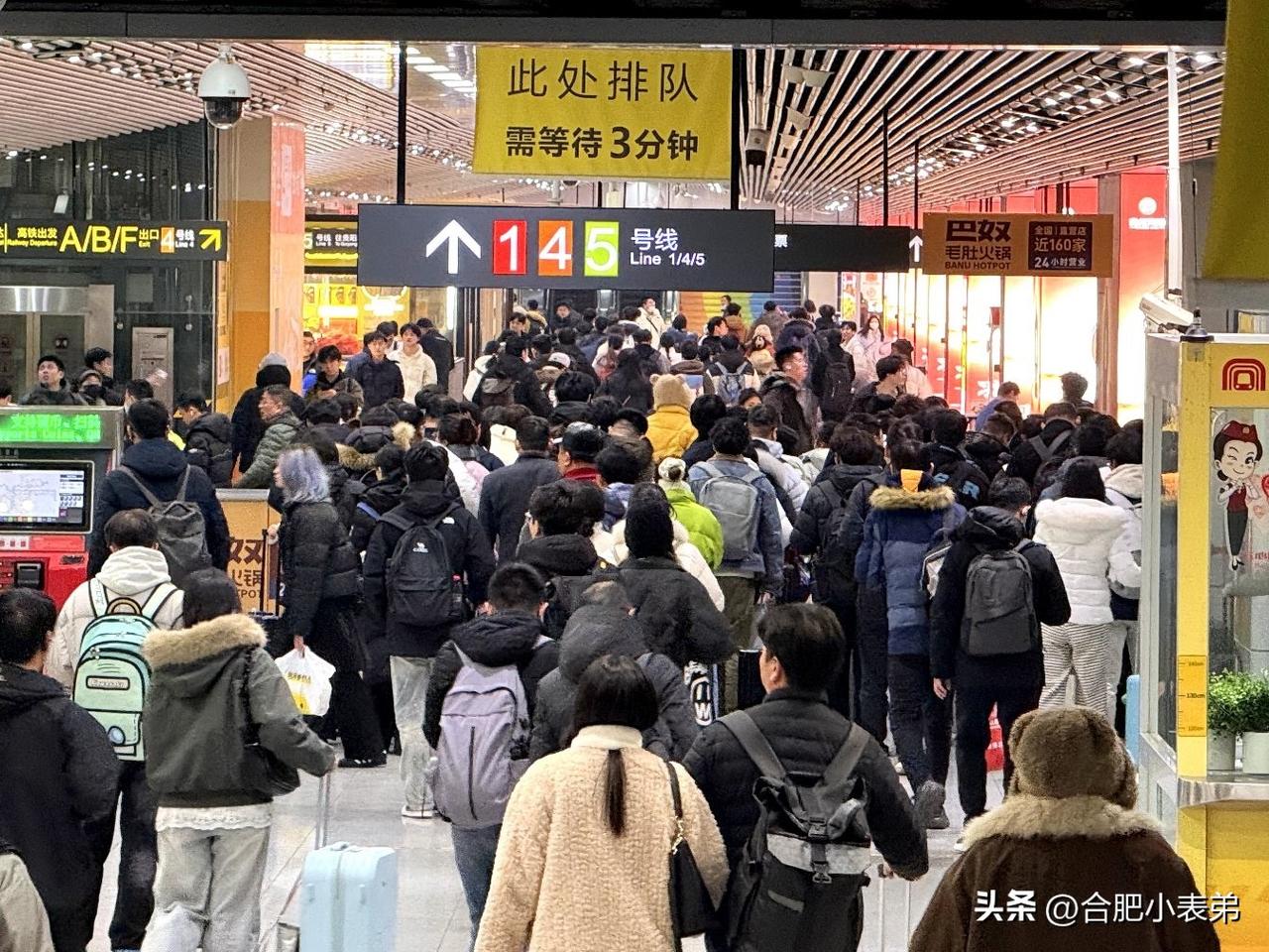 欢迎全国各地的朋友来大合肥赏花、逛吃、打卡～
绿色出行首选地铁，祝愿合肥地铁客流