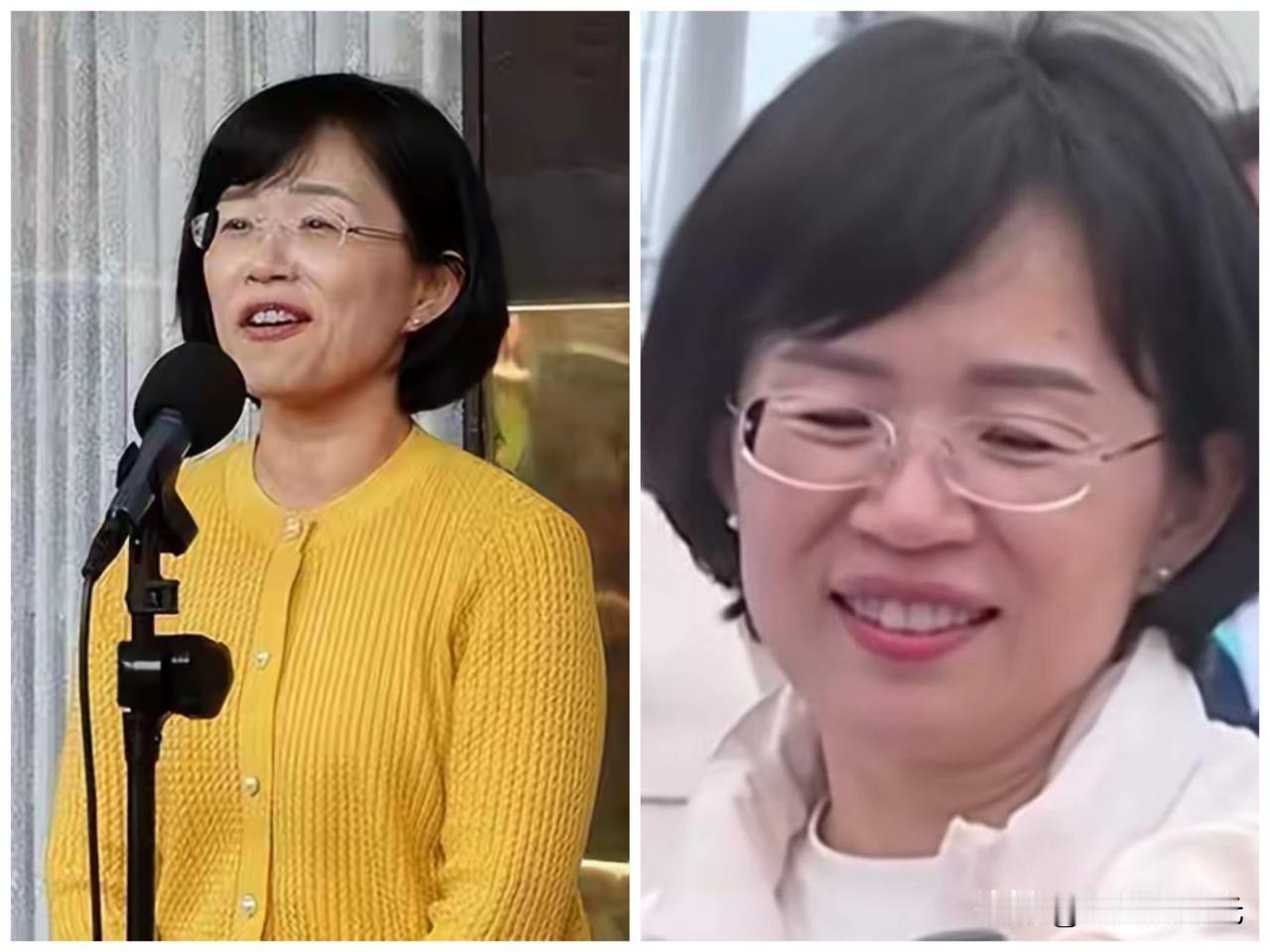 真没有想到啊，民进党籍新北市长候选人苏巧慧，今天首次拿她的父亲苏贞昌曾经为新北做