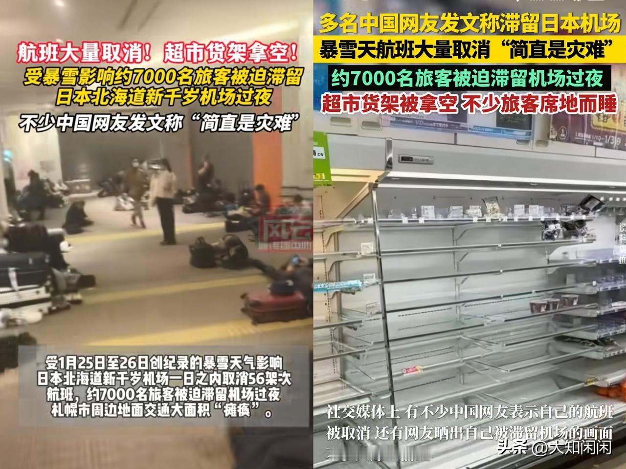 看到北海道那帮游客喊着要中华“包机接回，真是把大牙都笑掉了。
​北海道滞留游客喊