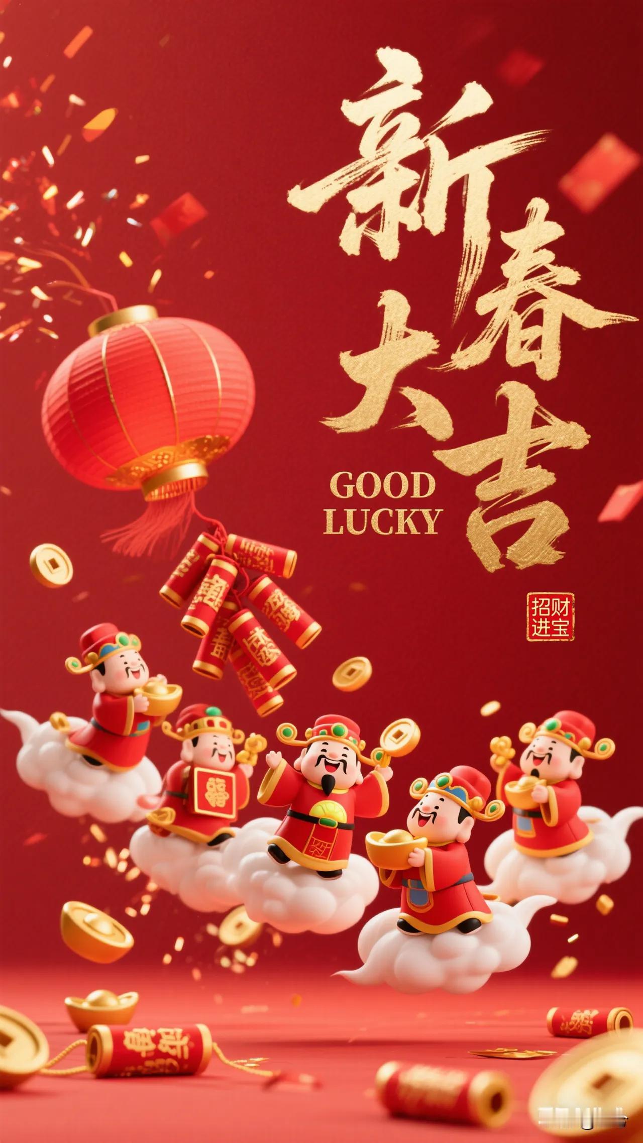 今天是农历正月初五，俗称“破五”，也即民间所谓迎接财神的吉日。
      “破