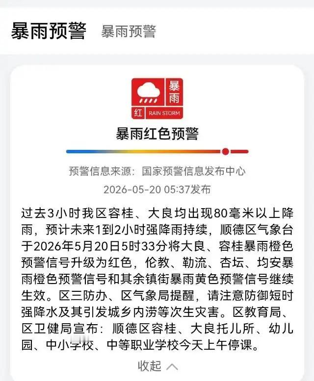 早上感觉也没下多大雨呀，佛山娃都停课了吗？