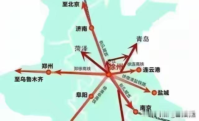 中央确定的 27 个国家级高铁枢纽中，徐州是普通地级市之一，这是发展战略的需要，