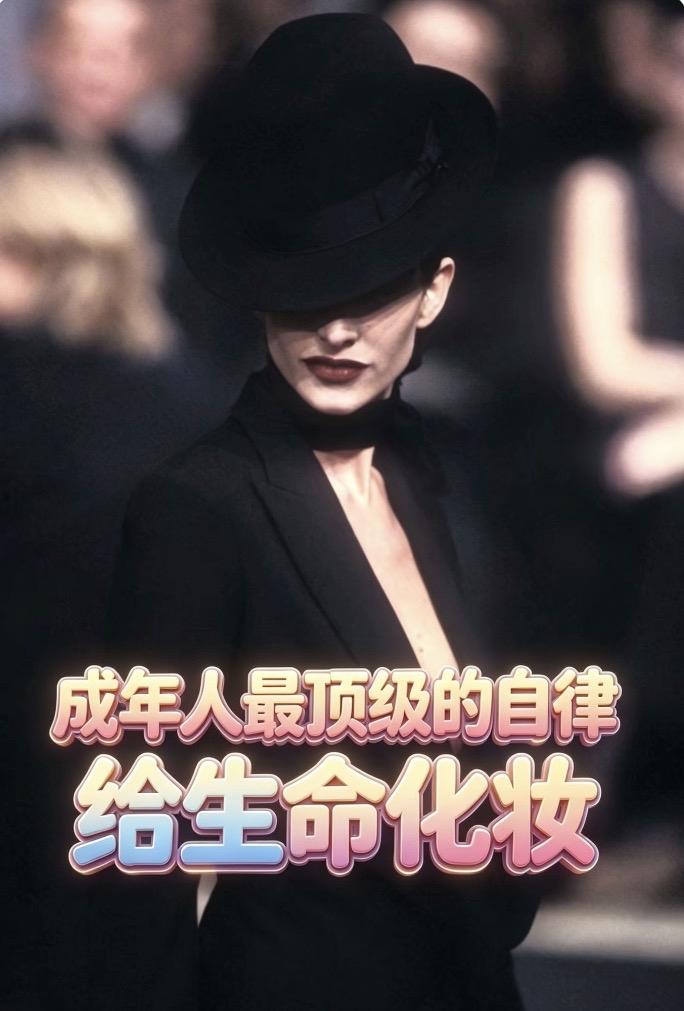 成年人最顶级的自律：
给生命化妆

在这个滤镜和医美泛滥的时代，
我们拼命装饰皮