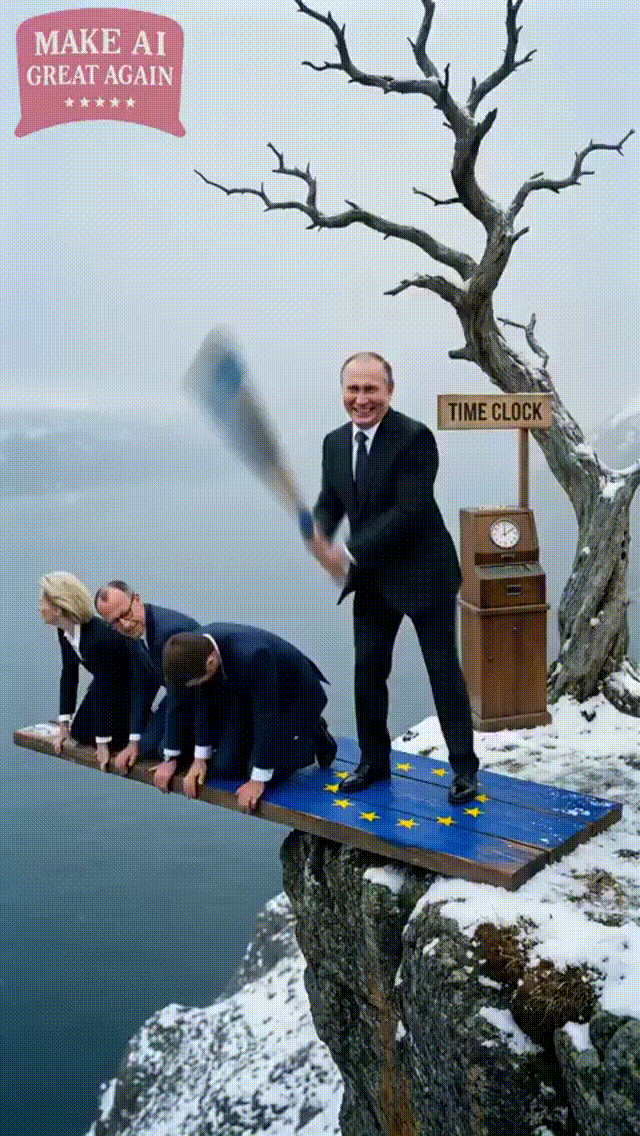 有人说，这虽然很好笑，但却是真的！多年来，俄罗斯想要拆散欧盟，普京对欧盟“铁三角