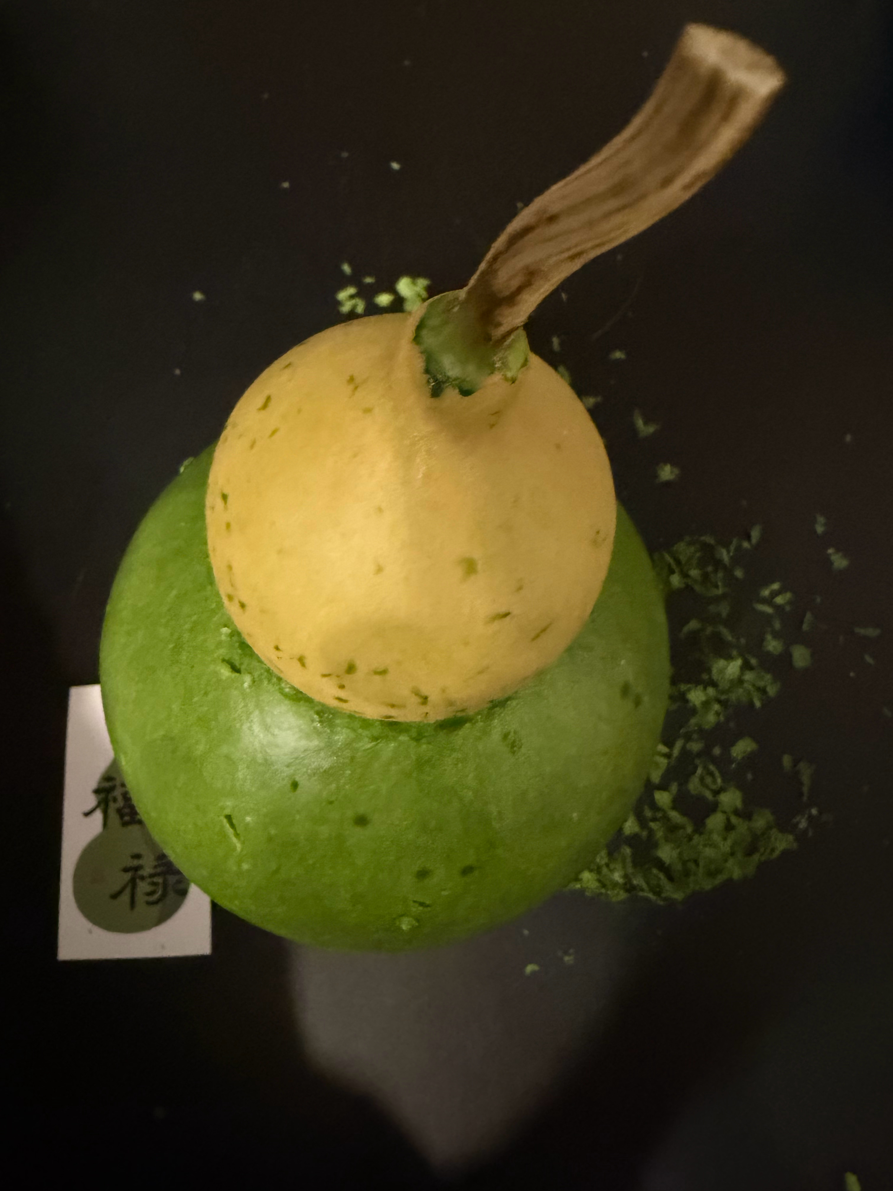 葫芦皮刮到一（小）半，实在挂不动了…… 