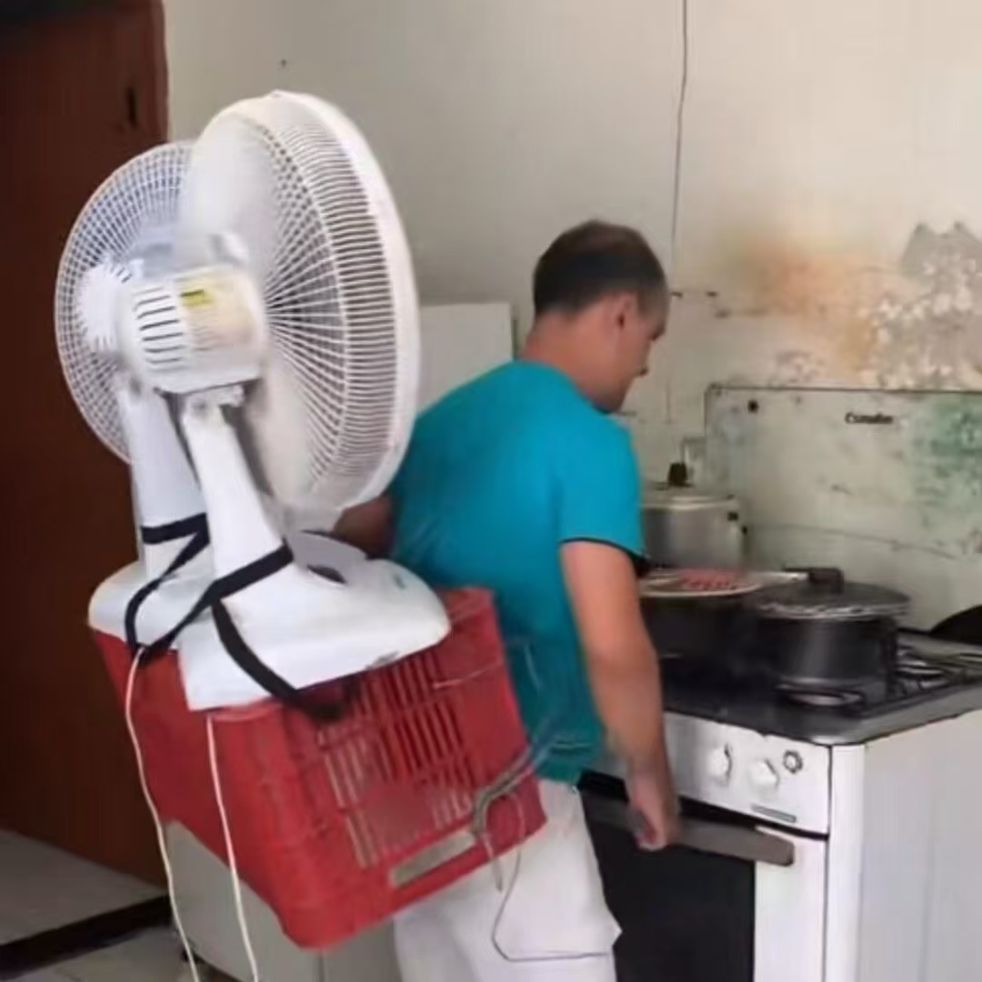 好热 