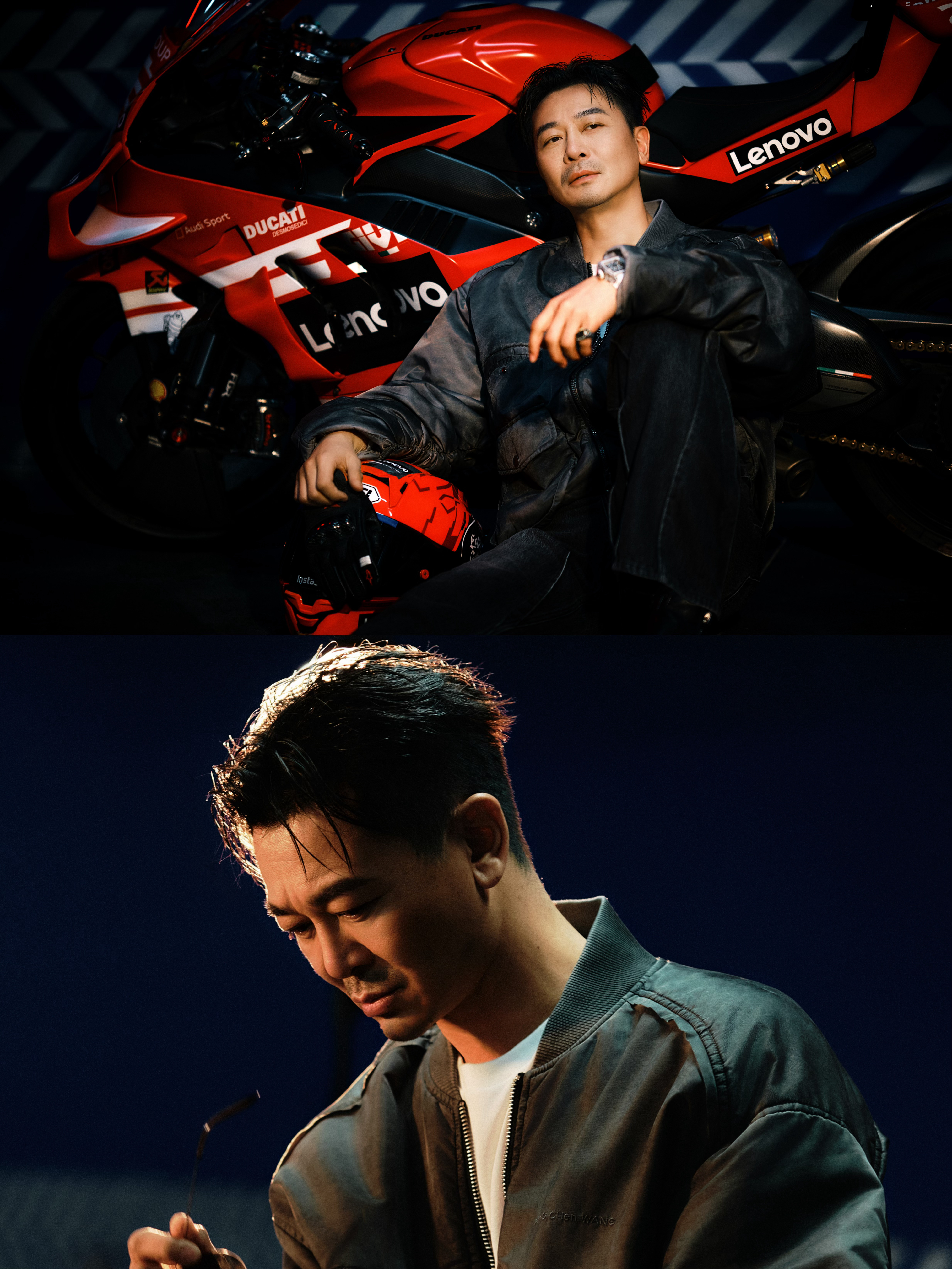 吴樾机车风给到夯吴樾这还是我认识的70后吗吴樾这硬汉气质真绝了，骑机车又酷又飒。