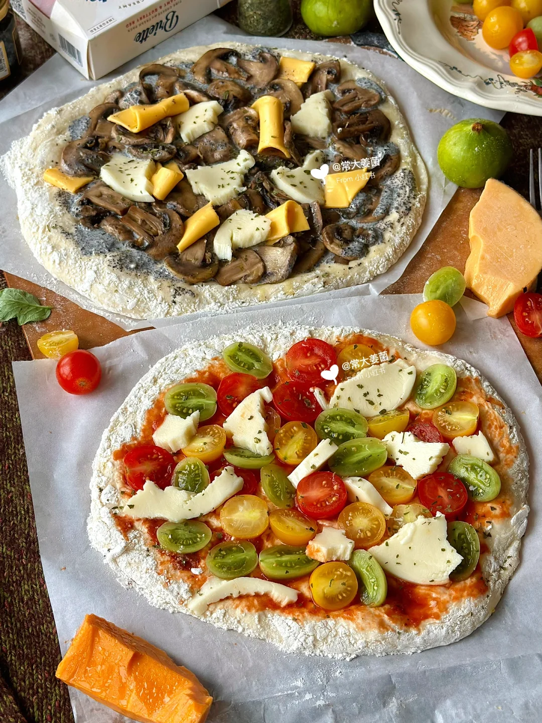 家做意式披萨🍕 免揉免酵种 📚欧包通用面团