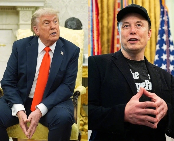 外媒爆：“特朗普邀请马斯克，将与沙特王储共进晚餐。”英国《泰晤士报》以此为题最新