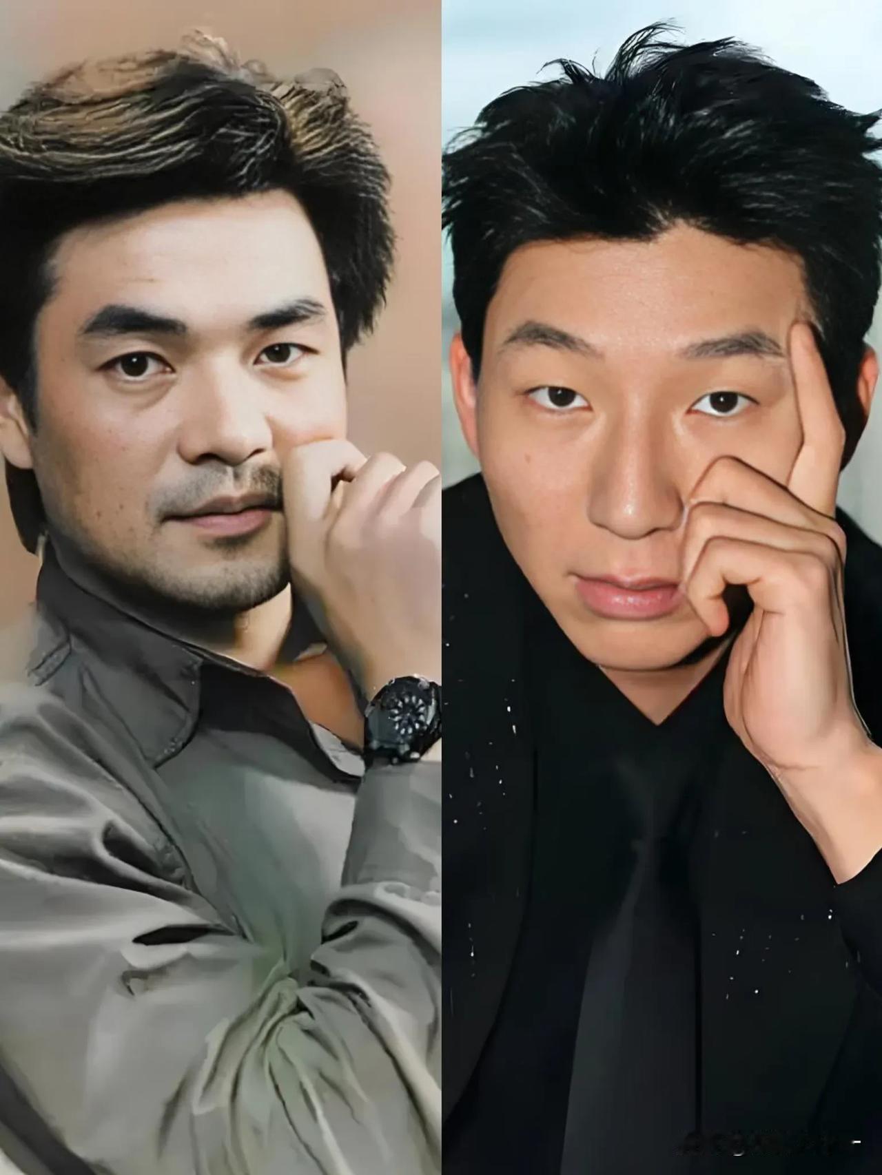 电视剧《利剑玫瑰》两大配角，

一个是饰演尹建生的尤勇智，

另一个是饰演白板的