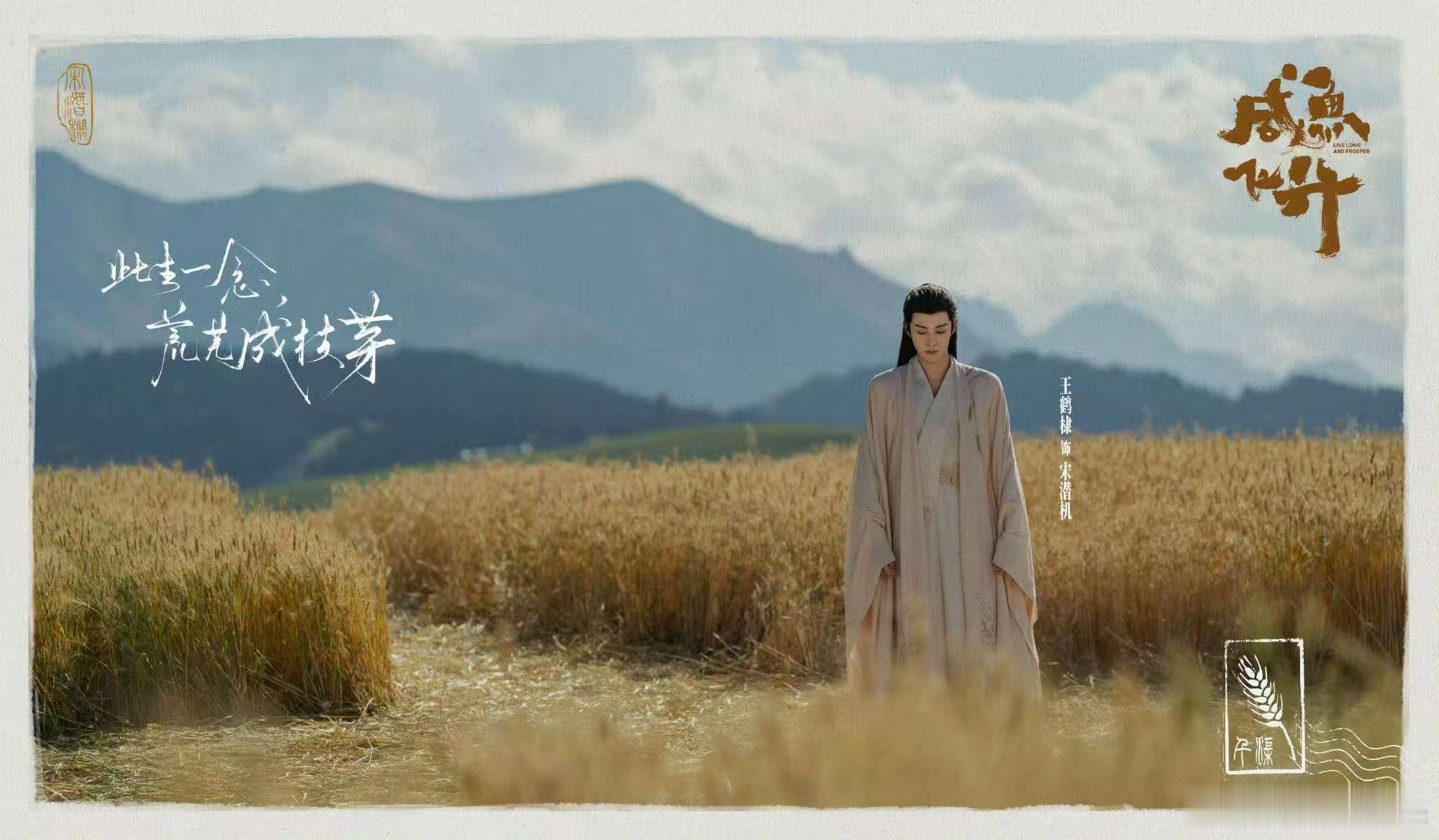 王鹤棣贺杀青明信片王鹤棣咸鱼飞升贺杀青明信片王鹤棣贺杀青明信片，期待王鹤棣， ​