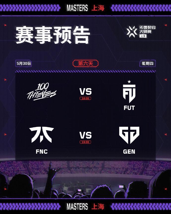 无畏契约上海大师赛 | 淘汰赛 第一日16:00  100T vs FUT19: