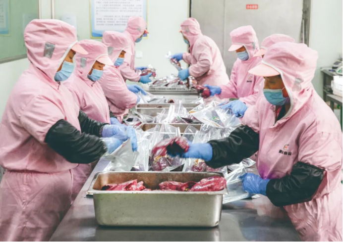 新春走基层|潍坊临朐鹅肝企业春节“不打烊”，订单排至三月底