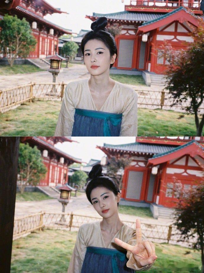 白鹿神秘叶璃呀白鹿晒叶璃花絮照，“叶璃呀，神秘叶璃呀” ，好多美照！白鹿晒叶璃花