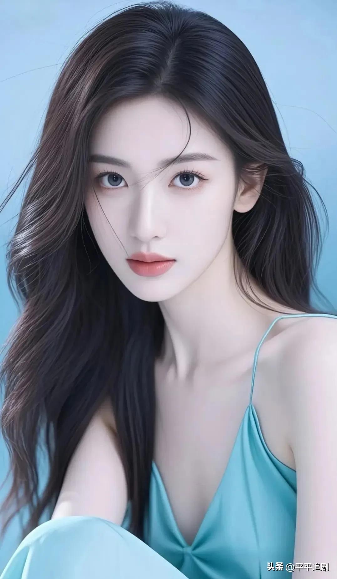 什么年龄段的女人最有女人味?
冰蓝是海的来信，卷发是风的痕迹，抬眼时，温柔与清冷