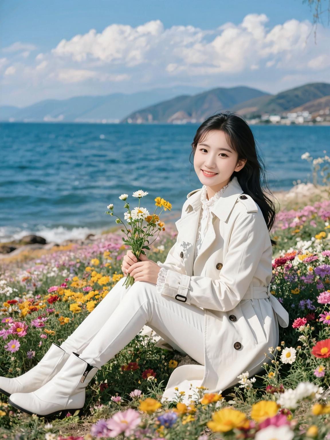 AI花丛清新写真