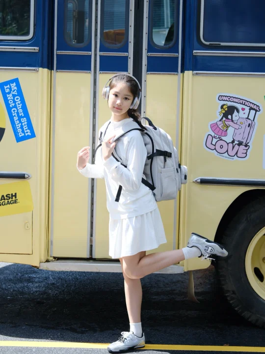 时髦女儿的美式复古开学穿搭！