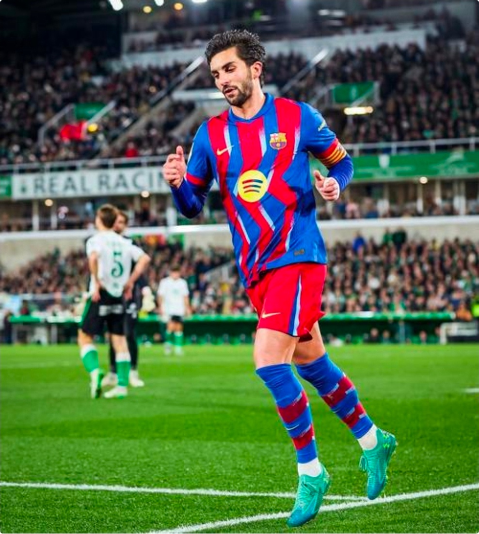 埃尔切1比3巴萨费兰本赛季20场西甲12球，是13/14赛季以来巴萨本土球员进球