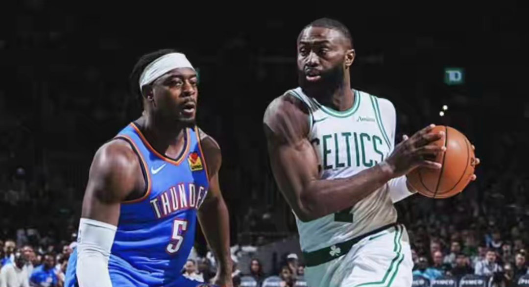 凯尔特人终结雷霆12连胜！布朗31分8板8助，塔图姆19分12板7助，亚历山大3