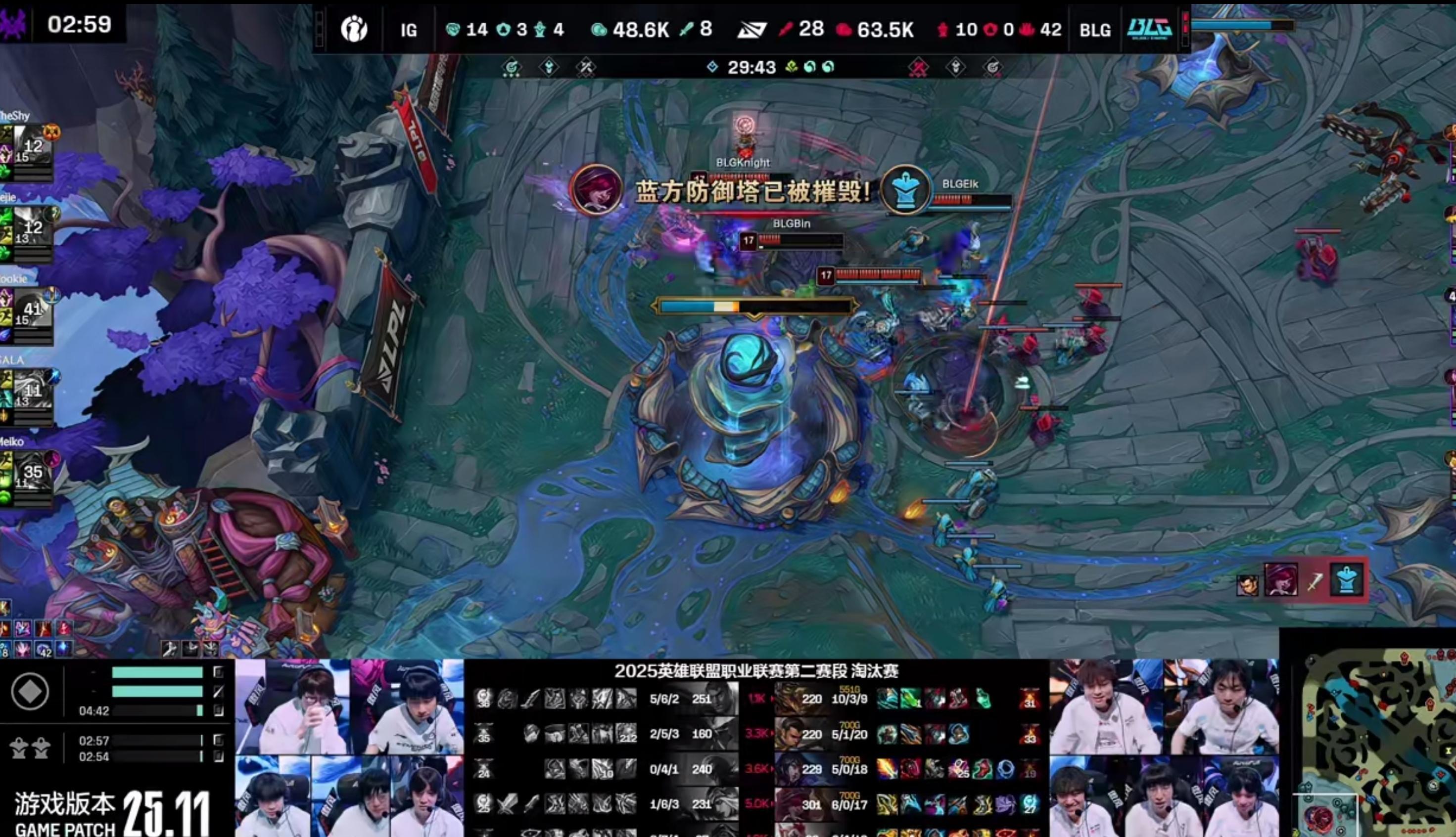 BLG对战IGBLG零封IG ​​​IG永不加班！[笑cry] ​​​