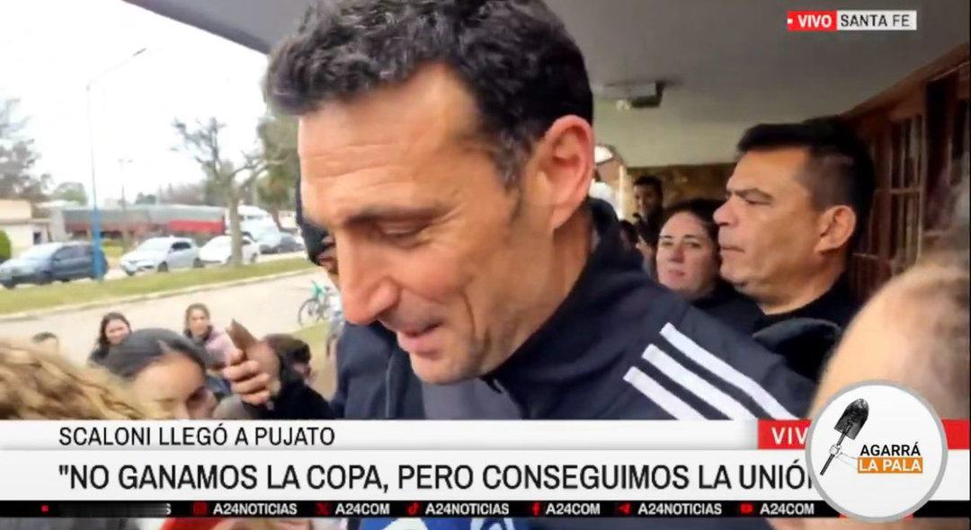 🎙斯卡洛尼在普哈托🇦🇷：“裁判是否不公？不，不。我们输球是因为他们是更强的