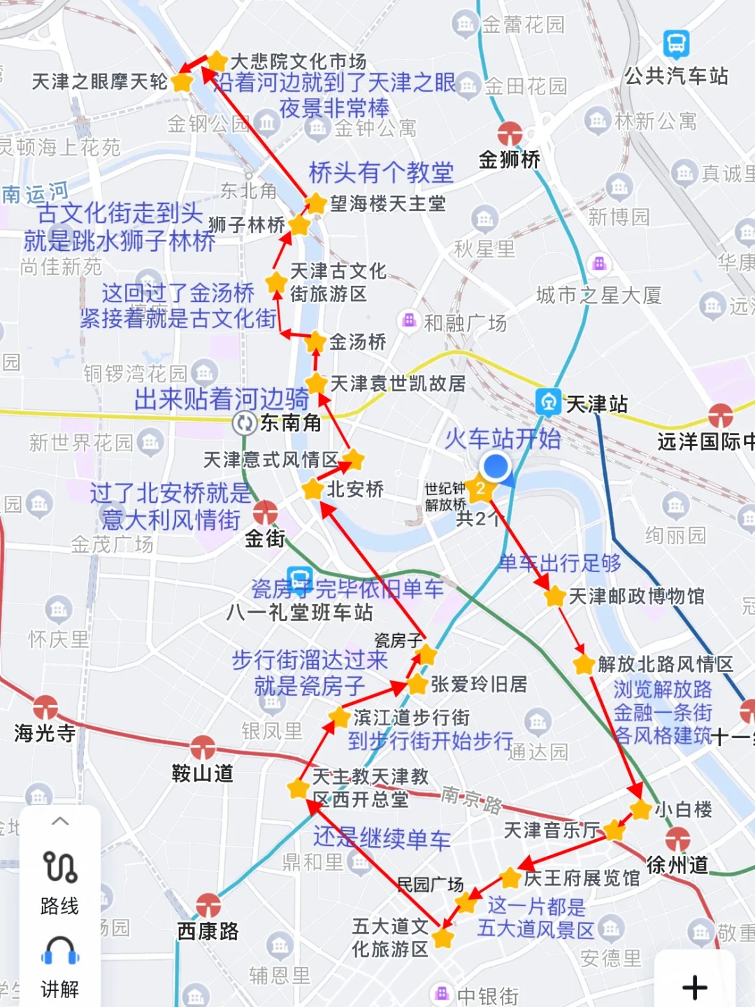 天津经典一日游路线，清晰真实不走回头路