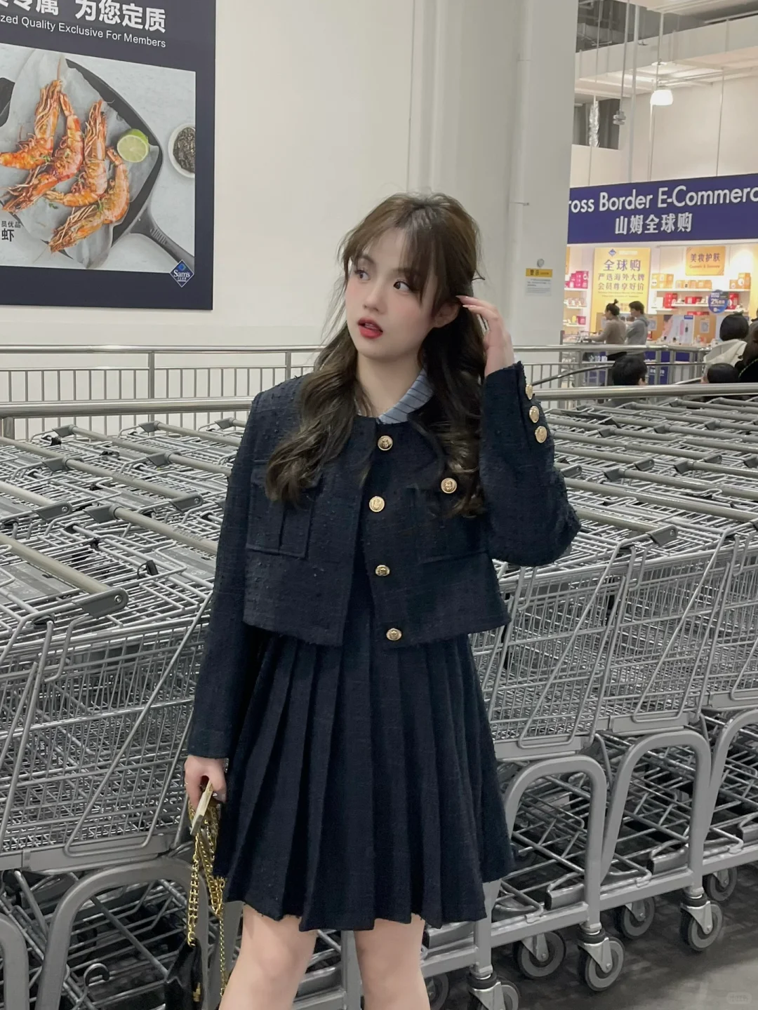 微胖穿搭130斤:）穿这套见家长被夸乖乖女✨