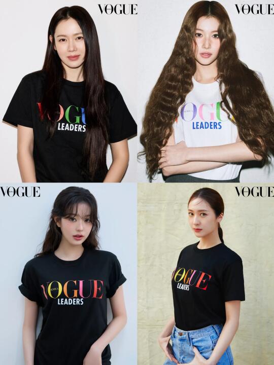 Vogue 3月刊的文化衫单人照