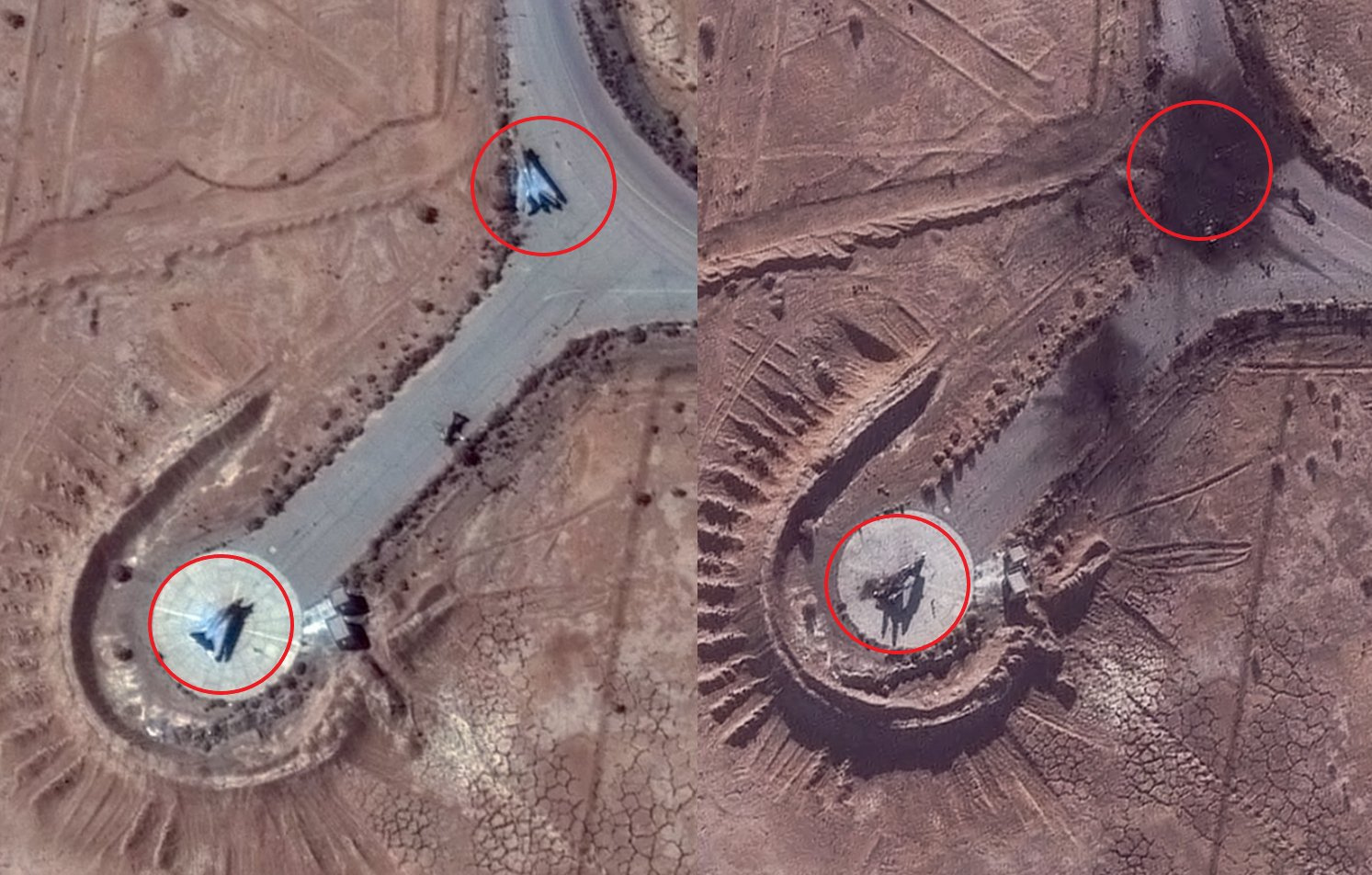 伊朗腹地的伊斯法罕空军基地受到空袭，除了至少2架美制F-14A挨揍，被摧毁的还有