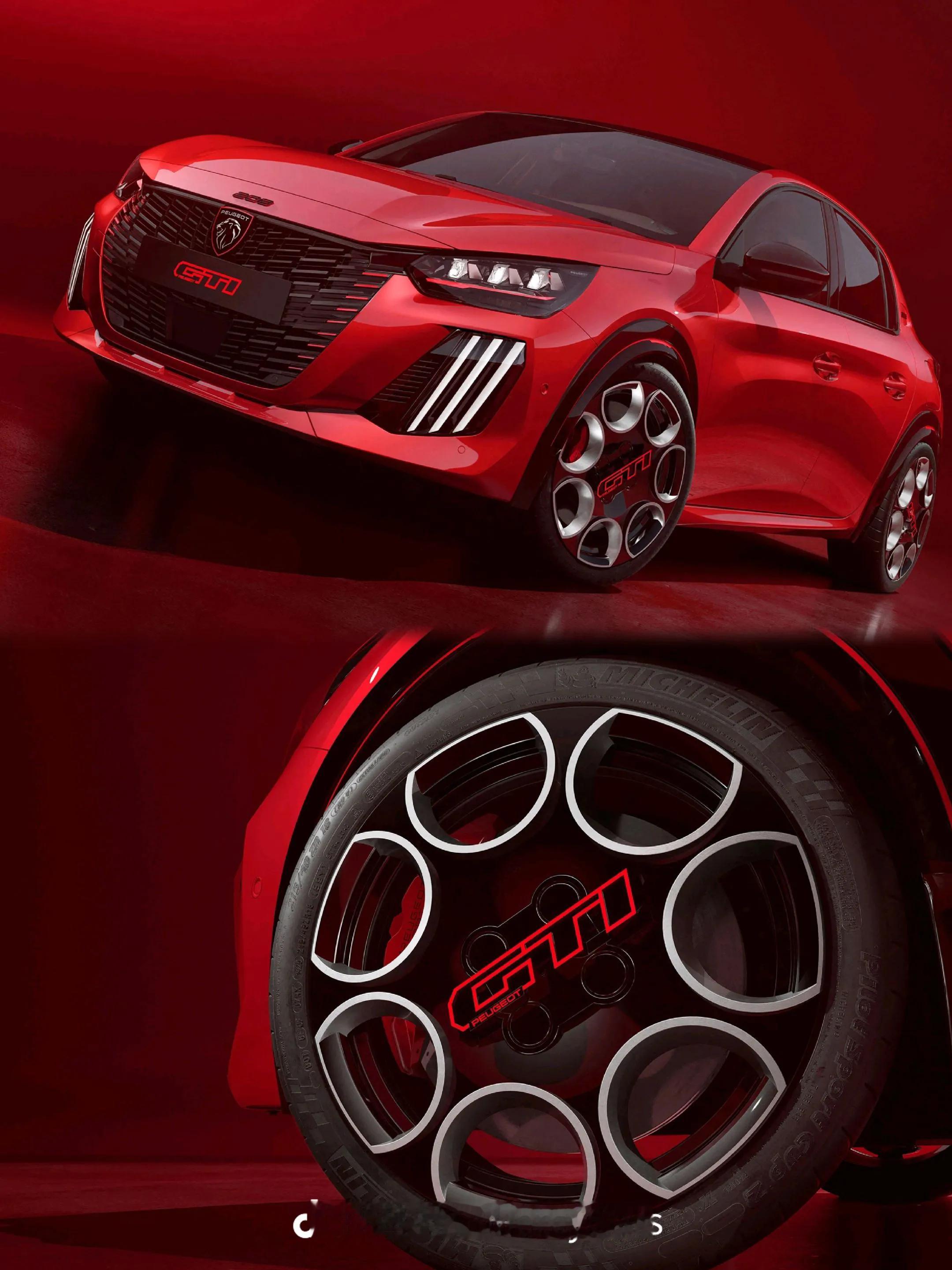 全新标致 e-208 GTi 正式发布整备质量 1596kg 轮胎规格为 215