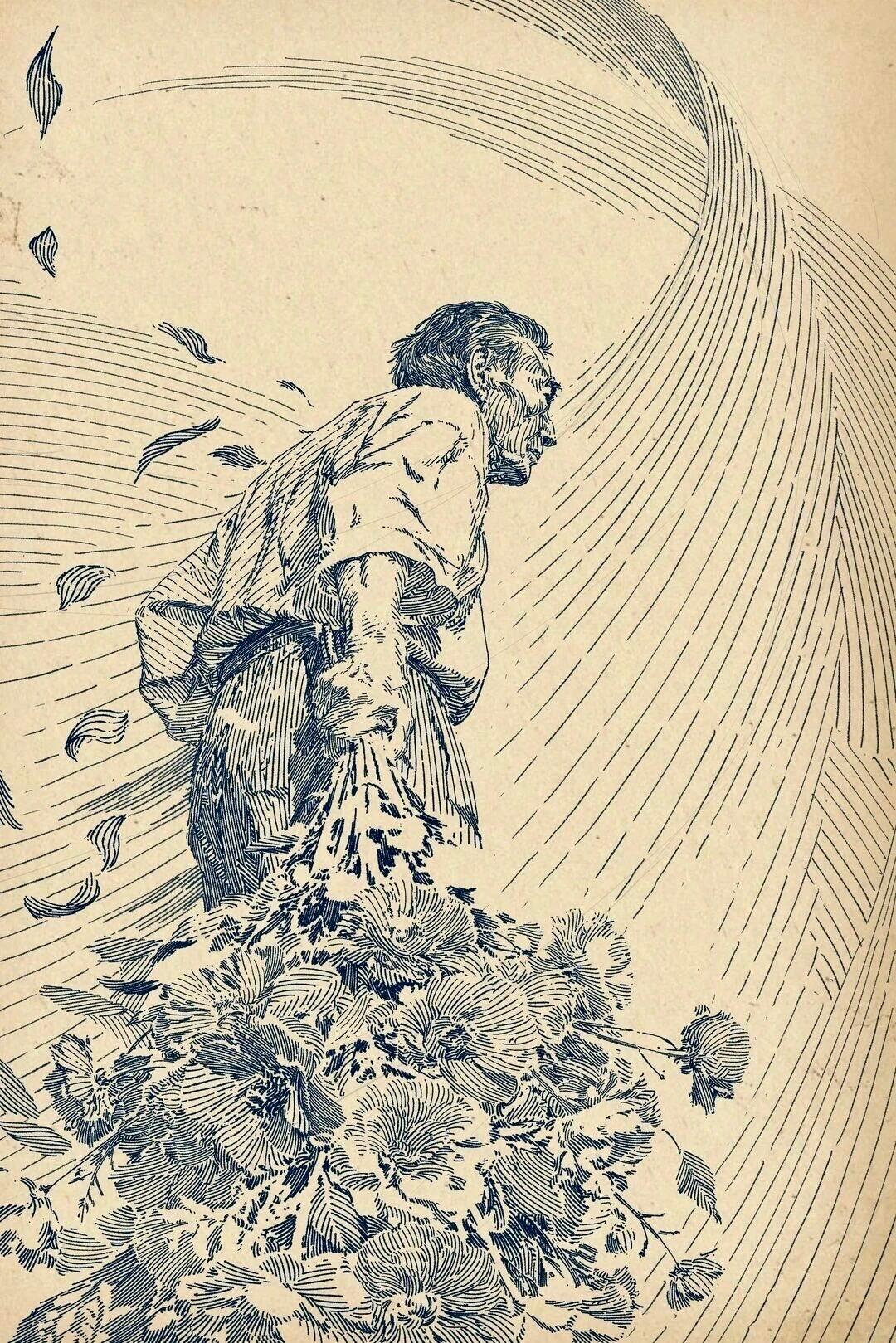 用充满张力的线条讲故事🎨/艺术家原野原野，毕业于西安美术学院艺术达人夏日企画