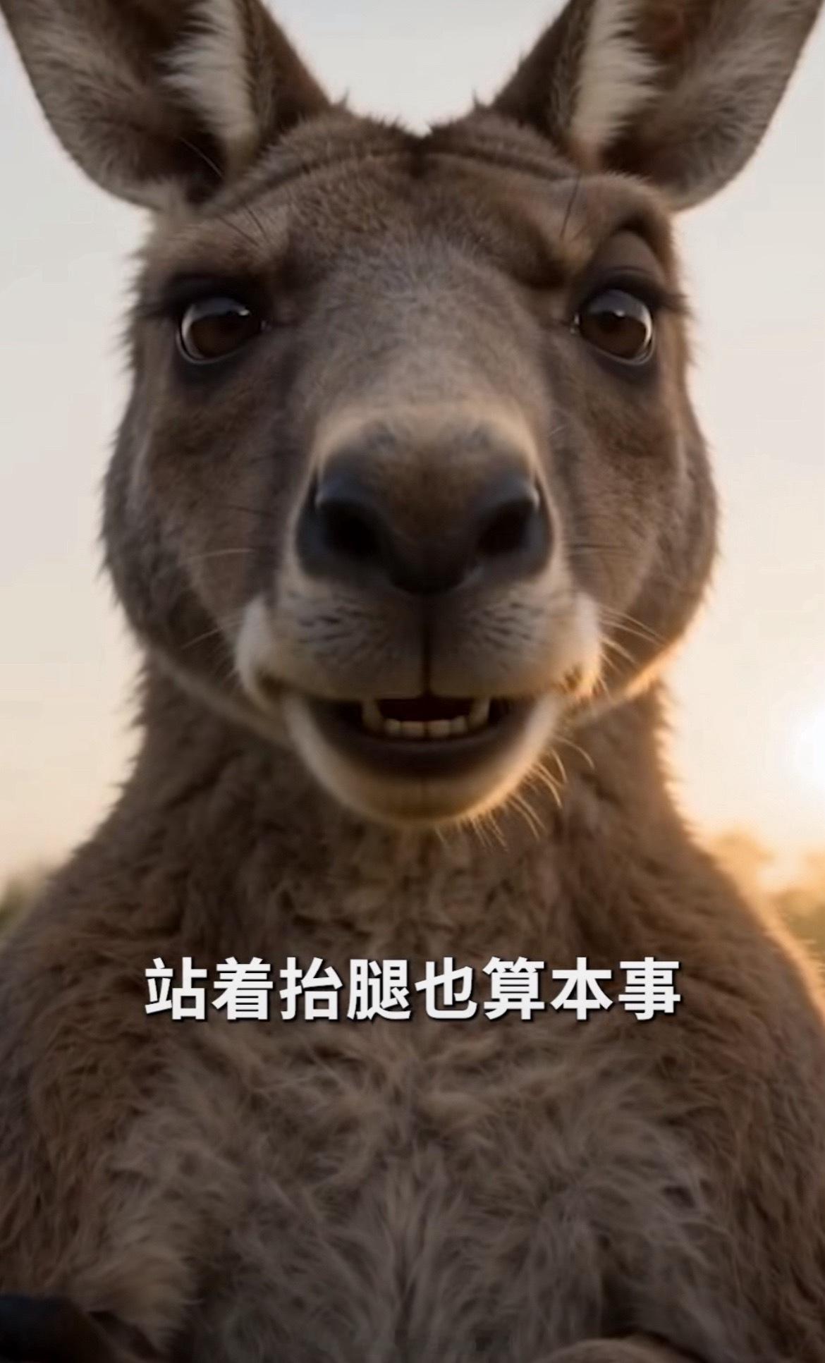 大象爱瑜伽，袋鼠爱武术，哈哈哈哈 ​​​
