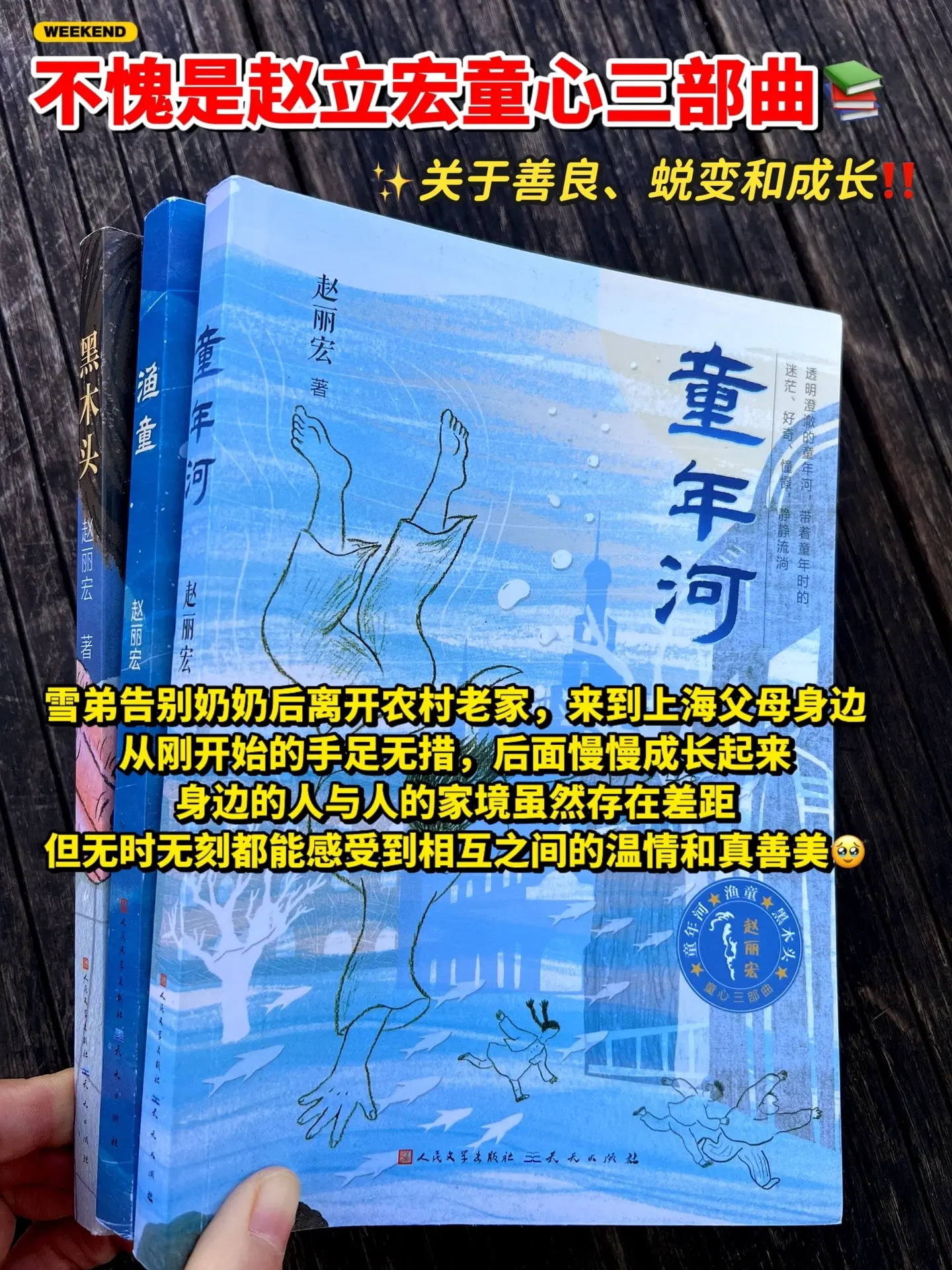 全国超100位文学名人推荐的儿童文学🔥。不愧是赵丽宏老师的童心三部曲...